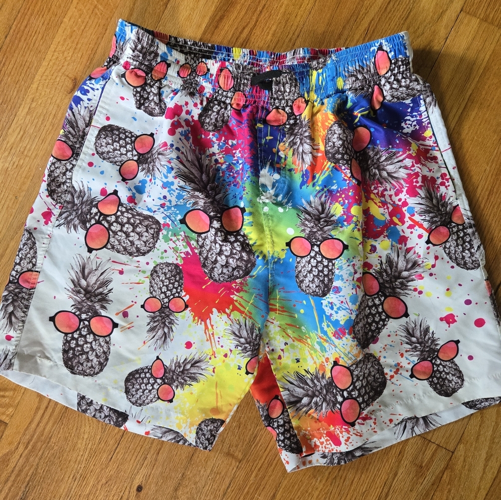 Colorful Pineapple Print Pants
